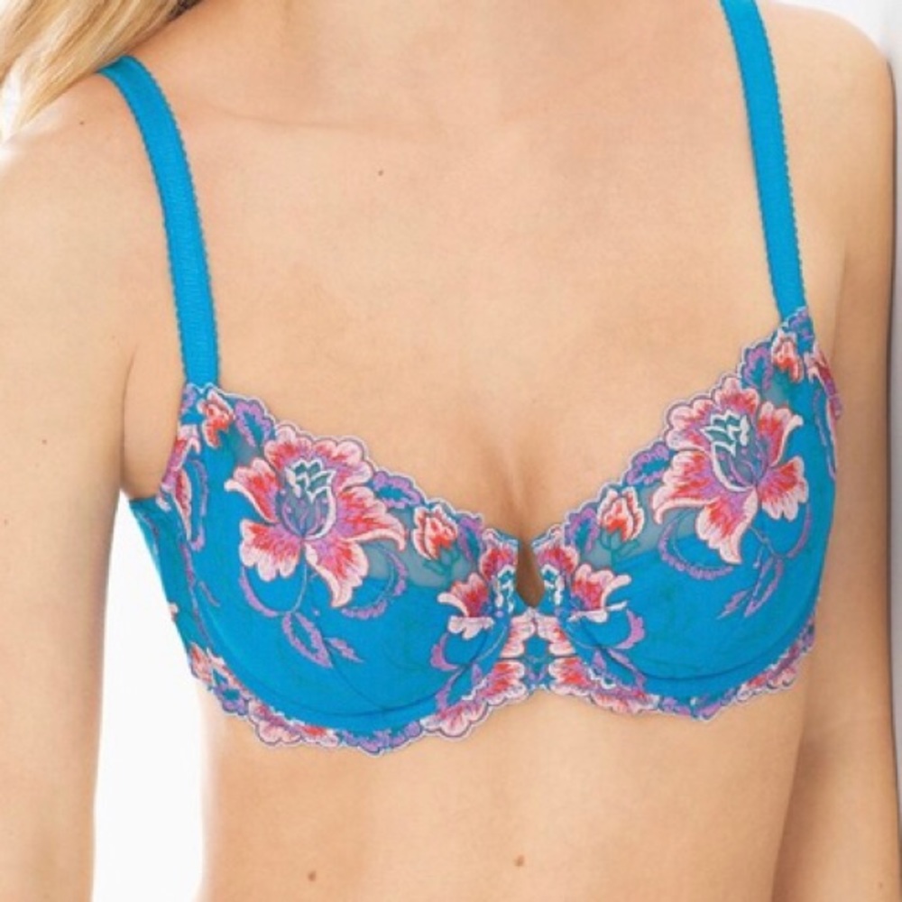 Soma Sensuous Lace Floral Balconet 34G.